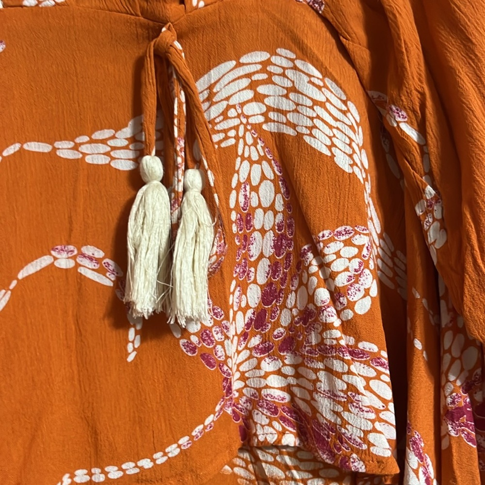 Orange blouse - Picture 2 of 4